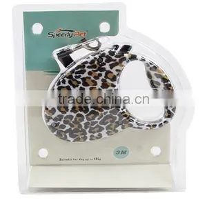 Wholesale Leopard Auto Chew Proof Retractable Dog Leash thumbnail-3