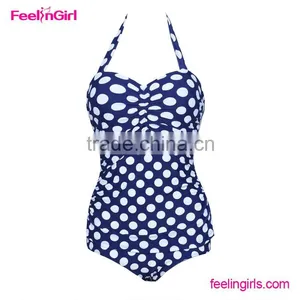 One Piece Sex Cotton Swimming Suit thumbnail-3