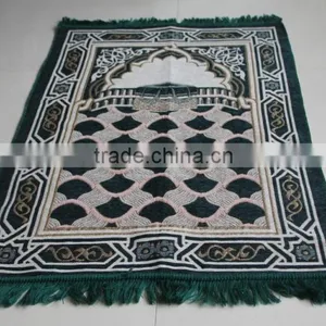 High Quality Prayer Carpet Rugs BT-227 Polyester Muslim Carpet thumbnail-6