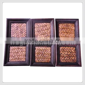 Fancy Wooden Cup Mats, Custom Design Coffee Cup Mat thumbnail-1
