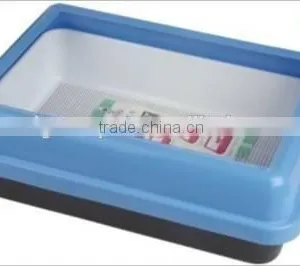 Big Square Cat Litter Pan With Gridding And New Scoop thumbnail-1