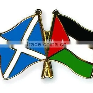 Shenzhen Oneok Company Nation Day Gift Cross Flag Pin Badge thumbnail-2