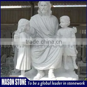 Famous White Marble Statue of Jesus thumbnail-1