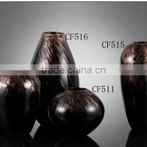 Floor Huge Brown Glass Vases thumbnail-1
