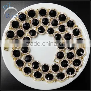 Factory Fashion High Quality Hip Hop Ruby Necklace thumbnail-3