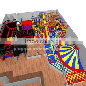 Cheer Amusement Trampoline Park for Sales thumbnail-1