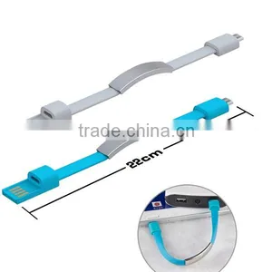 2015 New Design Bracelet Charger for Iphone 6, Wristband Data Cable,OTG Mobile Cable thumbnail-3
