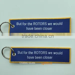 The Cheap Personalized Woven Label Key Chains thumbnail-3