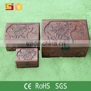 High Quality Solid Wooden Jewlery Box With Key Lock thumbnail-4