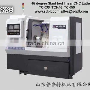 45-degree Slant Bed CNC Lathes TCK36 Hiwin Linear Guideway thumbnail-3