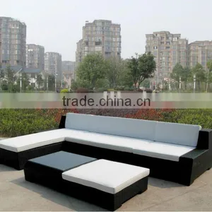 YHA043 ALUMINIUM RATTAN CORNER SOFA thumbnail-1