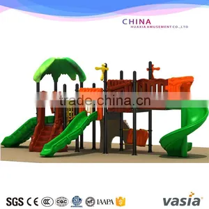 2015 Residential Plastic Outdoor Playground Equipment Plastic Playground Plastic Parts Slide Quality Choice thumbnail-1