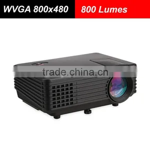 Hot Mini LED 3D Projector 800*480 Support 1080P for Home Theater Education Meeting Tablet PC Family Party Hd Projector thumbnail-1