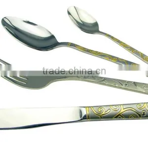 Italian Cutlery Stainless Steel Silver Hotel Flatware Set thumbnail-4