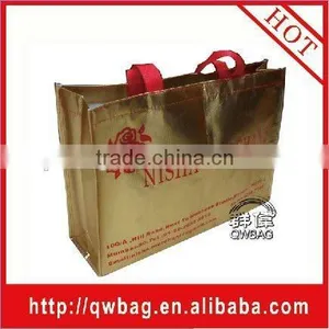 Laser Lamination Handle Bag Promotional Bag,gold Lamination Recycle Bag thumbnail-1
