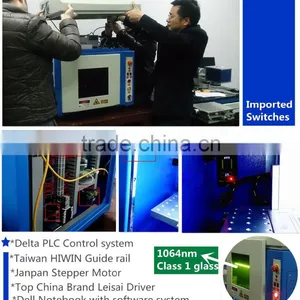 Keyland 10W 20W 30W 50W Fiber Laser Marking Machine With Protective Cover thumbnail-2