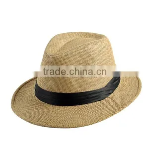 Hot Sale Cheap Summer Panama Straw Hat thumbnail-5