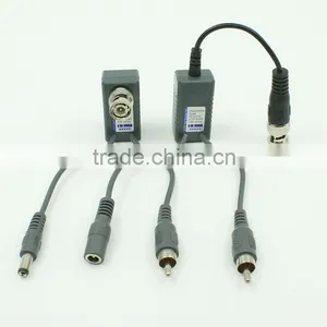 CCTV Camera Accessories Audio Video Balun Transceiver BNC UTP RJ45 Video Balun With Audio thumbnail-2