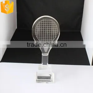 Nice Unique Design Tennis Crystal Trophy and Awards thumbnail-1