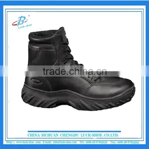 Black Mens High Top Safety Shoe, New Design Fashion Safety Work Shoe, Wholesale Safety Shoe Factory Price thumbnail-1