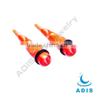 UV Acrylic Ear Taper Plugs Jewelry With Pretty Color thumbnail-1