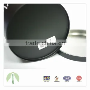 Round Shape Tin Box 9.52*9.80cm Black Tin Can thumbnail-6