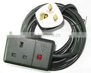 U.K. BS 1-Outlet Power Strip With W/Child Protect thumbnail-1