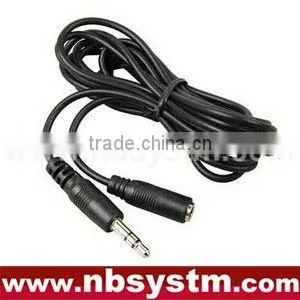 3.5mm Stereo Male to 3.5mm Stereo Female Mp3 Speaker Headset Extension Cable Od3.2 thumbnail-1