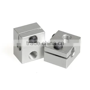 E3D V6 Heating Aluminum Block for RepRap Makerbot MK7/MK8 Extruder 3D Printer Part thumbnail-1