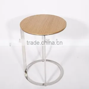 Unique Small French Provincial End Table With Metal Frame thumbnail-1