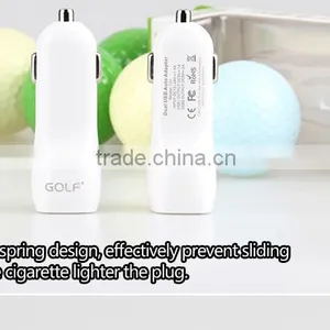 Hot Sellling 5v 2a Dual Usb Output Universal Mini Car Charger for Ipad and Mobile Phone thumbnail-4