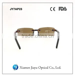 Fashion Rimless Plastic Sunglass thumbnail-5