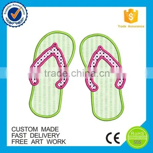 Custom New Products Sublimation Shoes 3D Embroidery Patch thumbnail-1