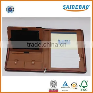 Dongguan Factory Direct Custom File Folder, Multi-function Managger Folder With Tablet PC Holder thumbnail-1