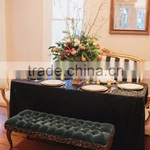 60*102" Royal Blue Wholesale Rectangle Sequin Table Cloth thumbnail-5