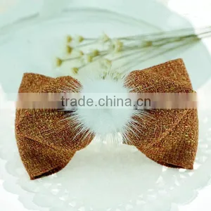 Nature Burlap Jute Ribbon Bows for Decoration thumbnail-1