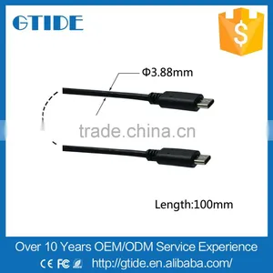 OEM/ODM High Speed 1m Reversible Charging USB 3.1 Type C Male to USB 3.1 Type-c Male 10Gbps Connector Data Cable For ChromeBook thumbnail-3