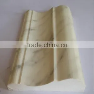 Bianco Carrara Chair Rail Moulding Ogee thumbnail-1