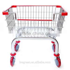 Metal Laundry Cart With Double Pole Rack thumbnail-4