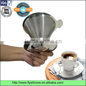 Hand Drip Clear Coffee Permanent Stainless Steel Coffee Filter thumbnail-4