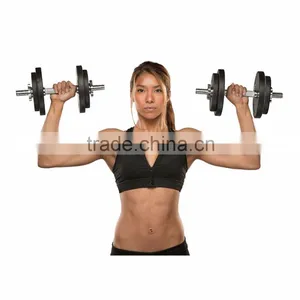 Chrome Threaded Dumbbell Bar thumbnail-3