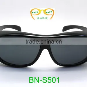 New Design Four Lens Custom Black Polarized Sport Sunglass Night Vision GogglesUV400 thumbnail-1