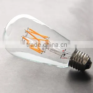 Vintage LED Short Filament Light Bulb ST58 E27 Decoration Led Light Bulb thumbnail-3