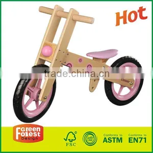 12inch Kids Balance Wooden Bike thumbnail-1