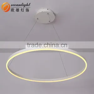 Pendant Chandelier Modern Acrylic Painted Light Four Circles Pendant Lamp OXD9972-4DW thumbnail-4