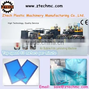 ZT 2-layer /3 Layer Compound 1500mm Plastic Air Bubble(cushion) Film Machine Ztech Factory Newest thumbnail-1