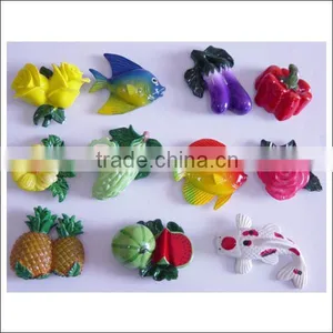 2015 High Quality Fruit and Vegetables Figurine 3D Fridge Magnet thumbnail-2