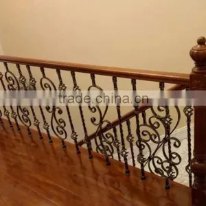Wrought Iron Stair Railing Panels , Stair Handrail , Wrought Iron Stair Railing on Online Shopping thumbnail-1