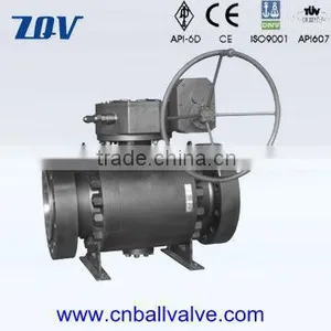 3PC Forged Steel Trunnion Ball Valve 1500LB thumbnail-1