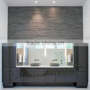 Double Bowl Solid Wood Spanish Bathroom Vanity thumbnail-1